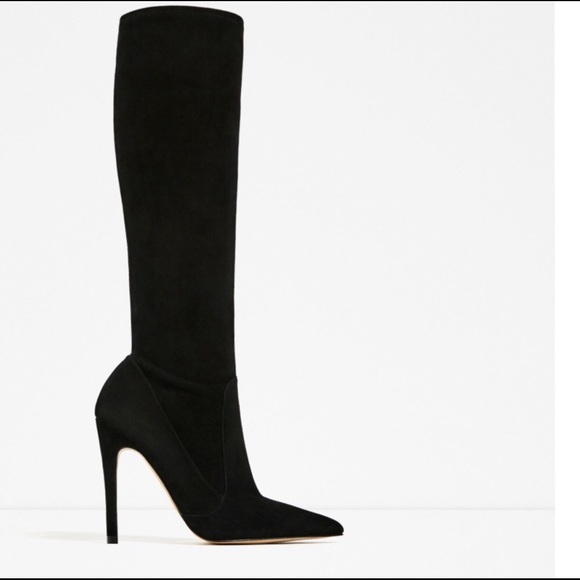 Zara stiletto heeled boots - Picture 3 of 7